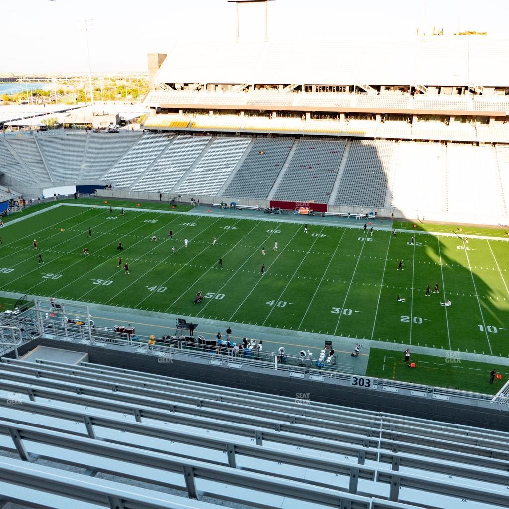Mountain America Stadium - Section 303 Seat View
