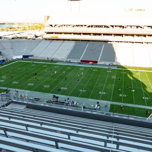 Mountain America Stadium - Section 303 Seat View