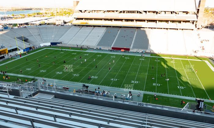 Mountain America Stadium - Section 303 Seat View