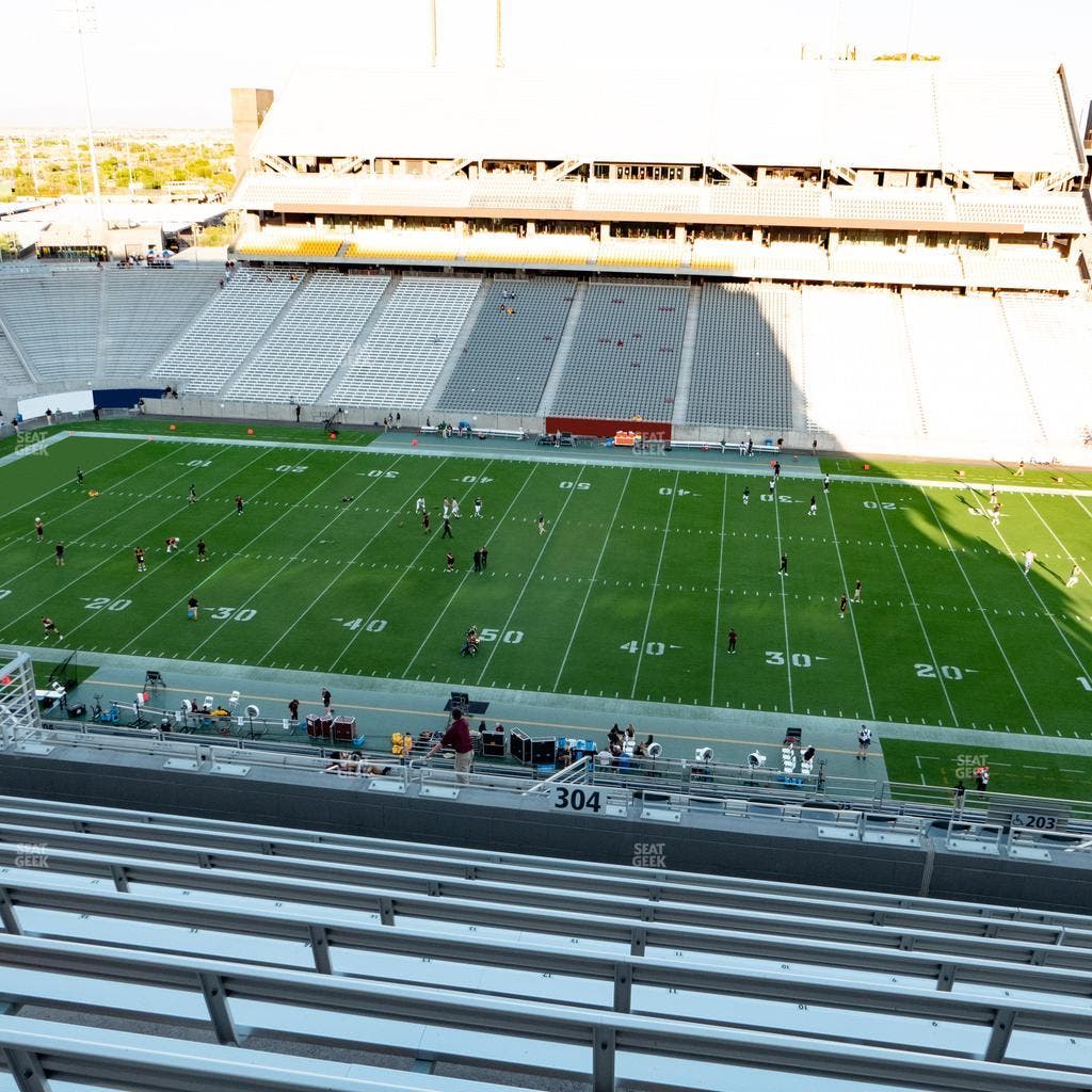 Mountain America Stadium - Section 304 Seat View
