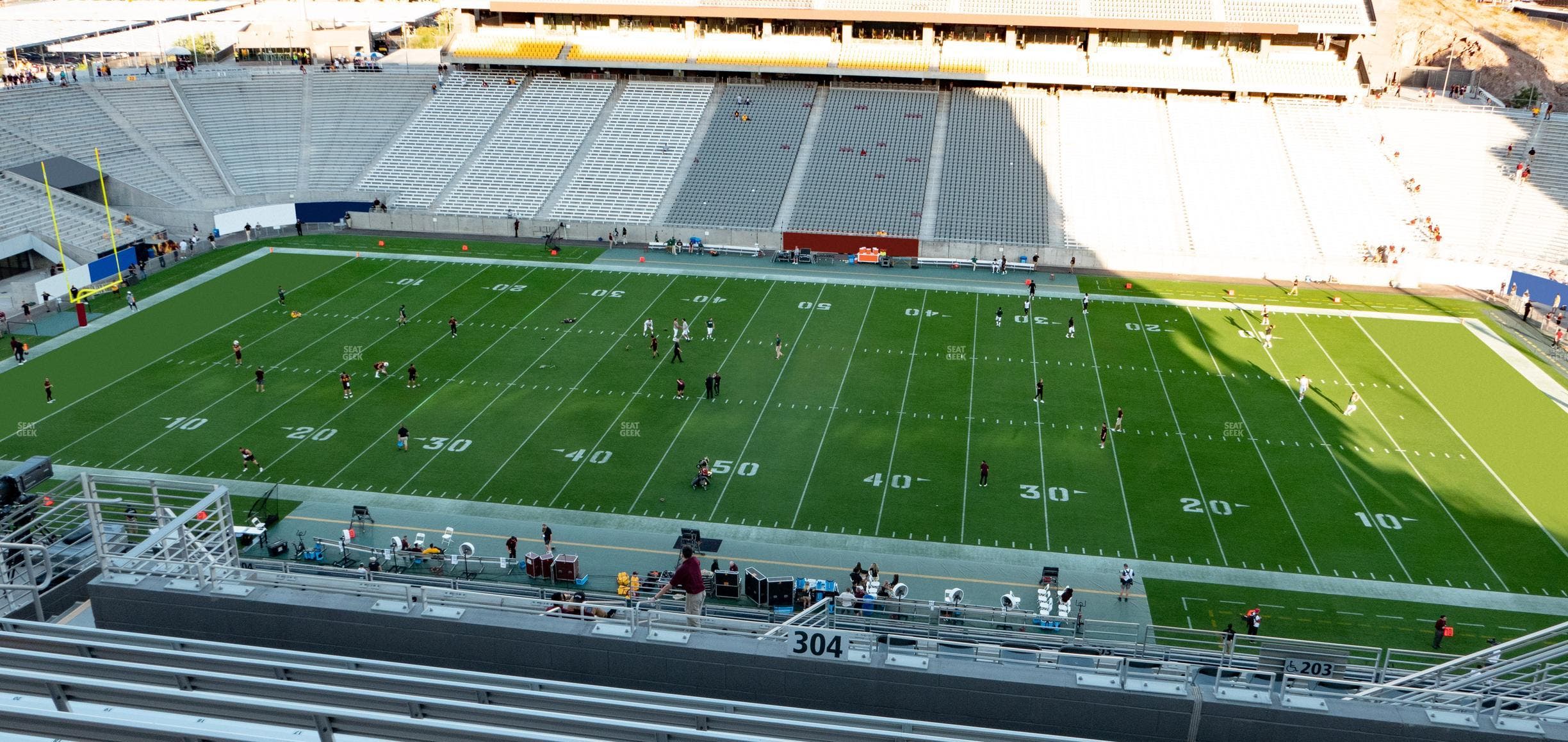 Mountain America Stadium - Section 304 Seat View