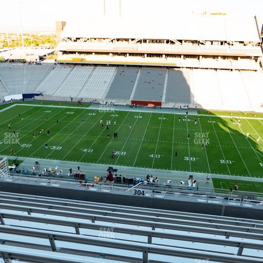 Mountain America Stadium - Section 304 Seat View