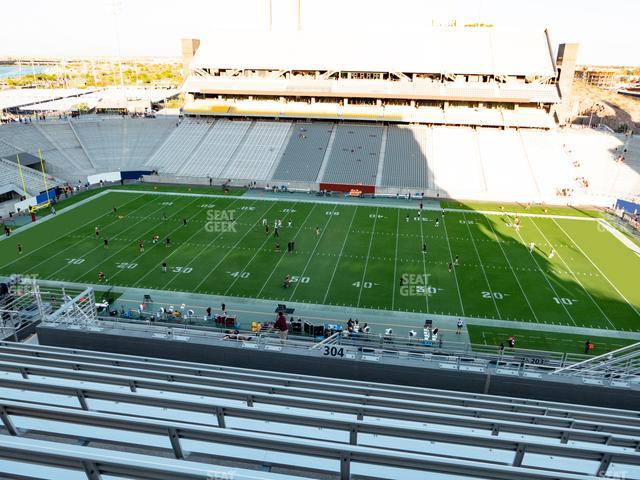 Mountain America Stadium - Section 304 Seat View