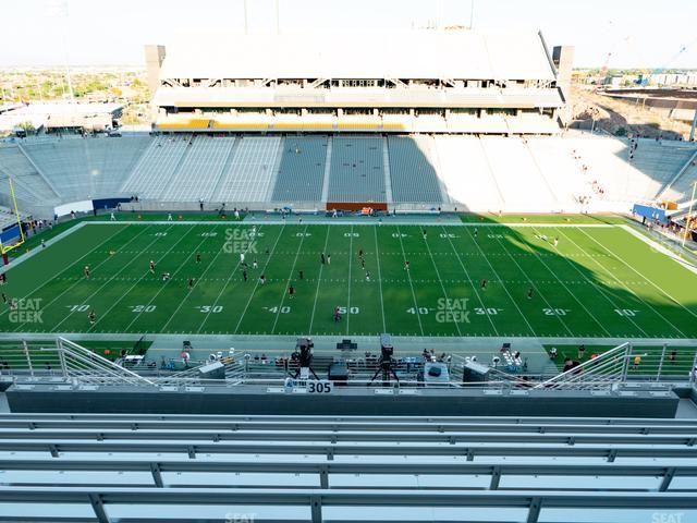 Mountain America Stadium - Section 305 Seat View