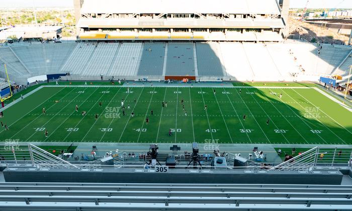 Mountain America Stadium - Section 305 Seat View