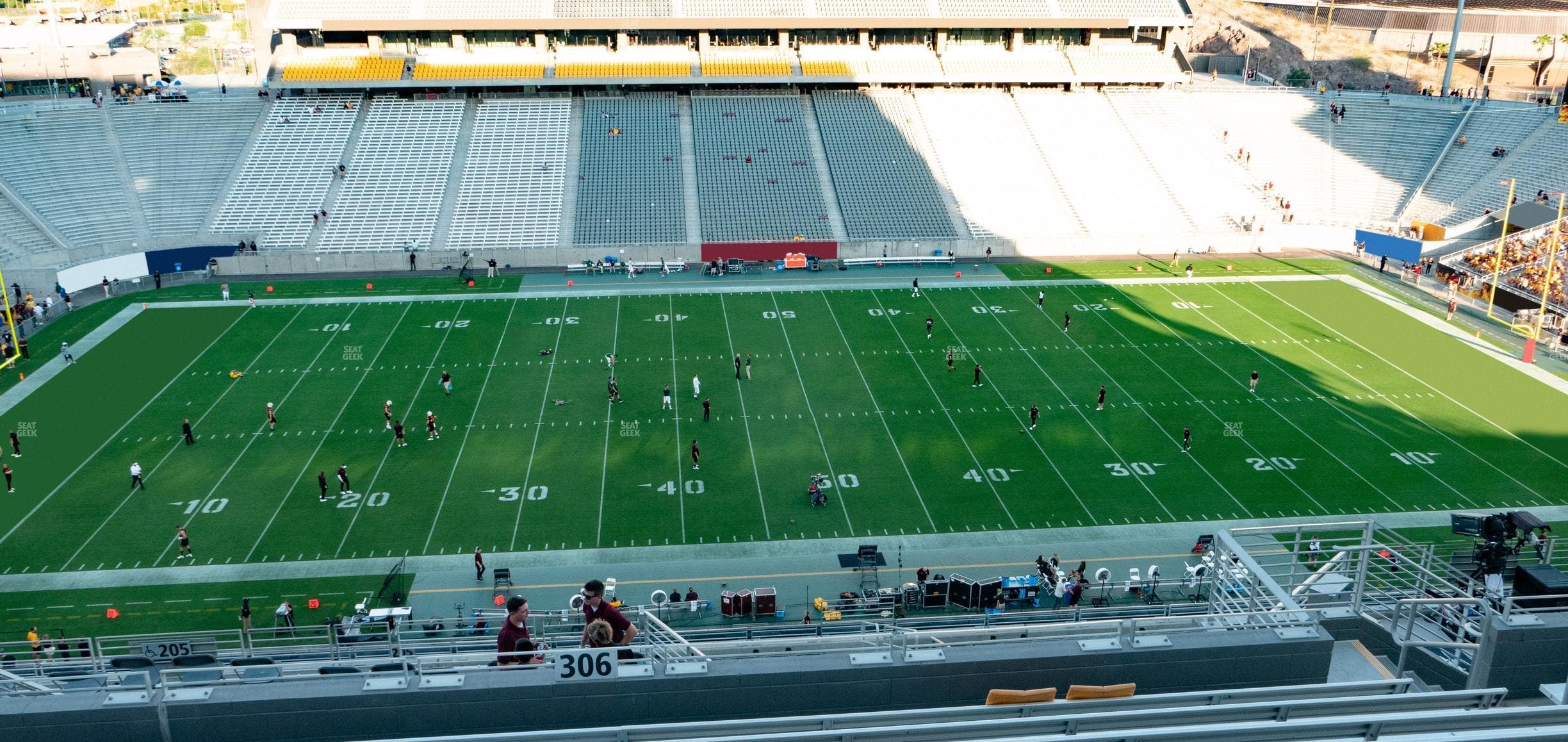 Mountain America Stadium - Section 306 Seat View