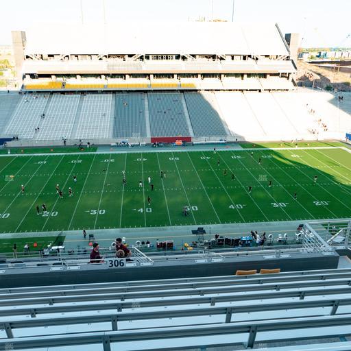 Mountain America Stadium - Section 306 Seat View
