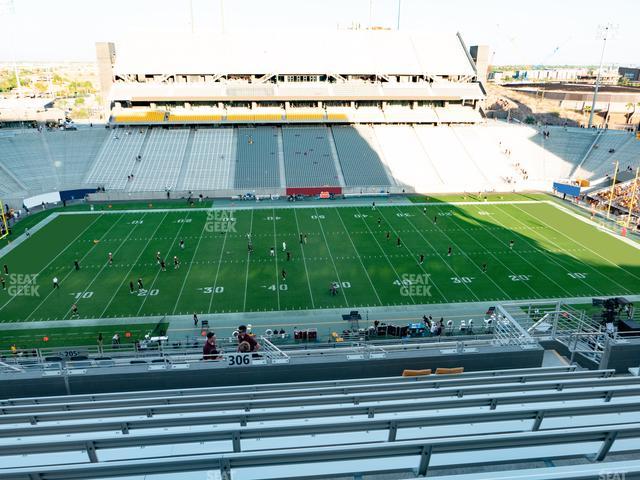 Mountain America Stadium - Section 306 Seat View