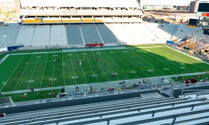 Mountain America Stadium - Section 307 Seat View