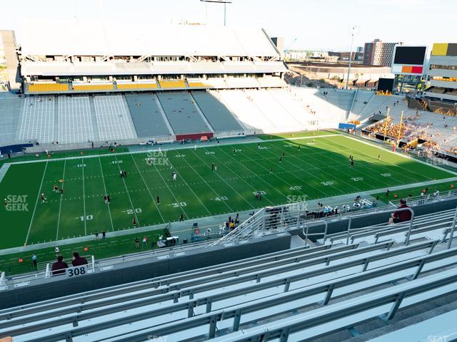 Mountain America Stadium - Section 308 Seat View