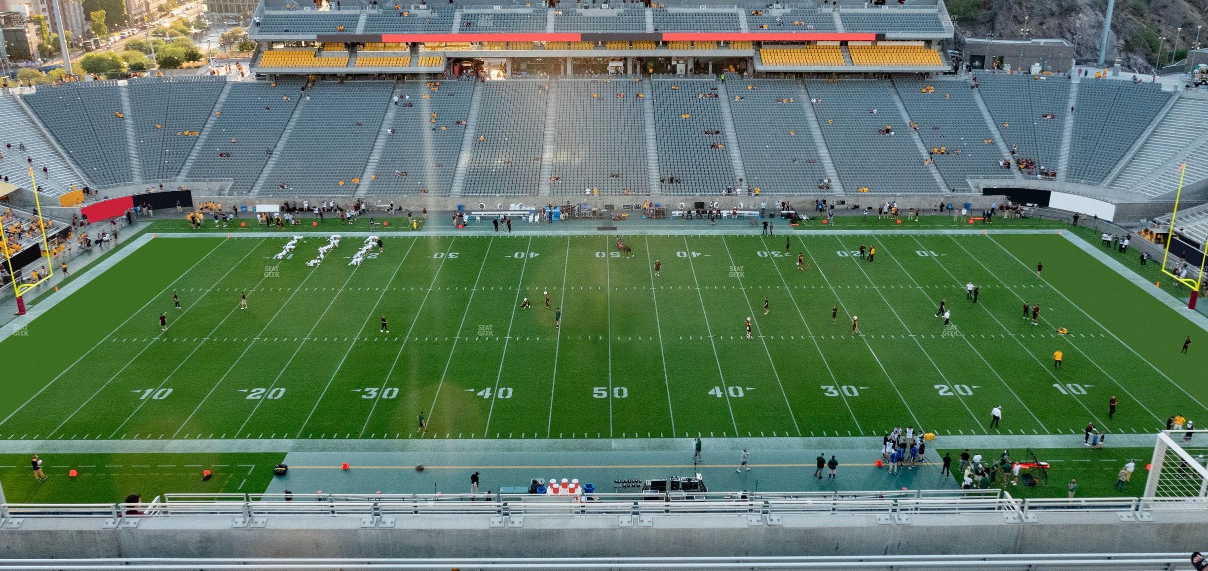 Mountain America Stadium - Section 313 Seat View