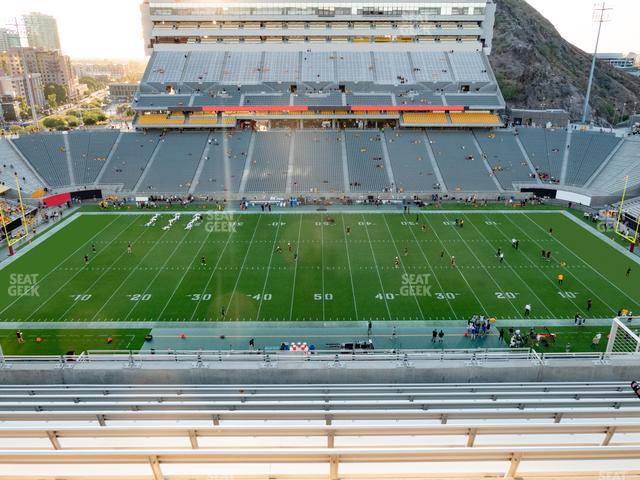 Mountain America Stadium - Section 313 Seat View