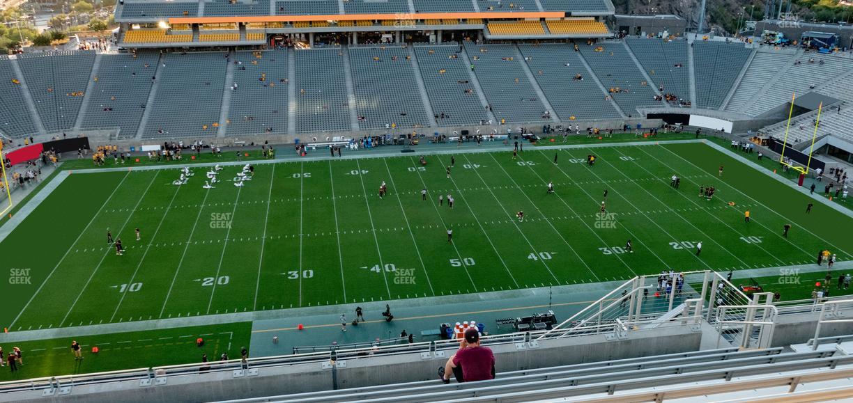 Mountain America Stadium - Section 314 Seat View