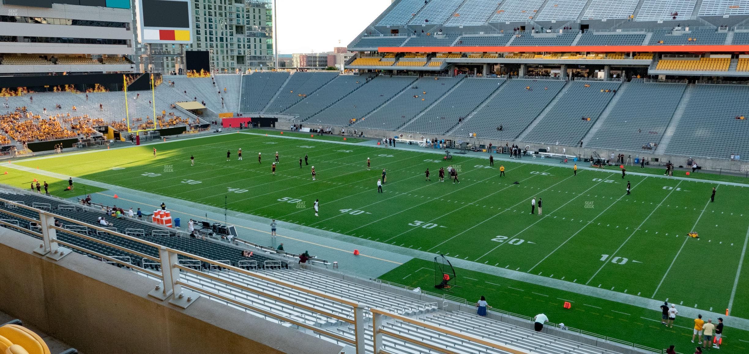 Mountain America Stadium - Section East Club 129 Seat View