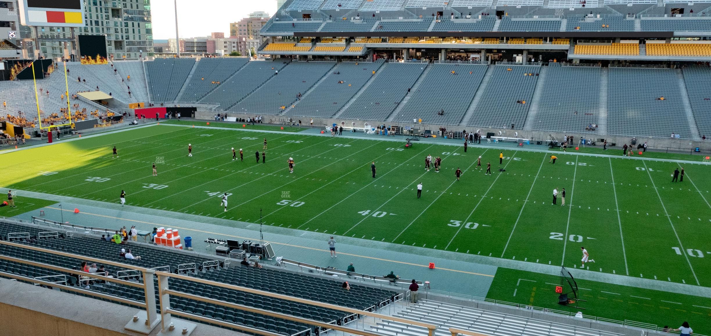 Mountain America Stadium - Section East Club 130 Seat View