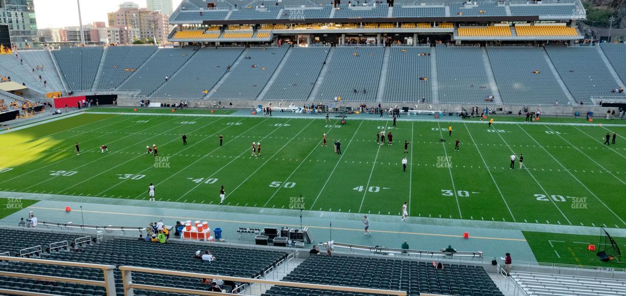 Mountain America Stadium - Section East Club 131 Seat View