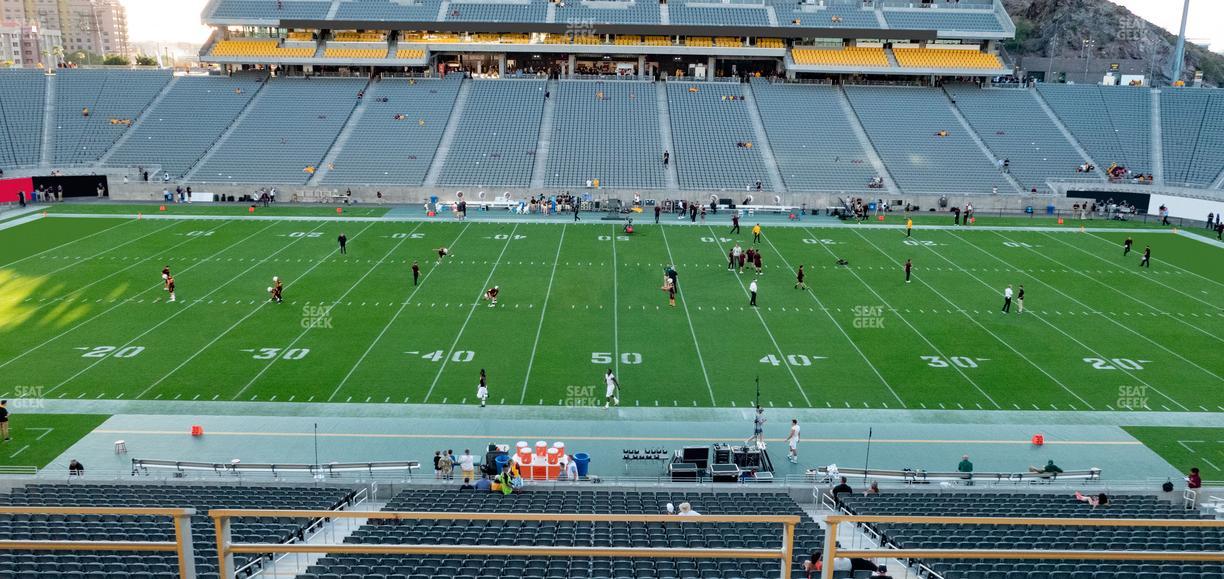 Mountain America Stadium - Section East Club 132 Seat View