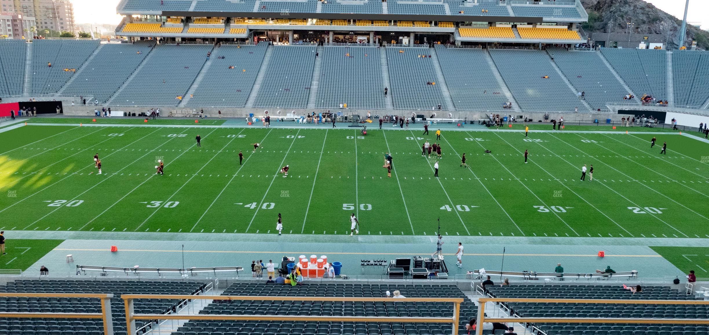 Mountain America Stadium - Section East Club 132 Seat View
