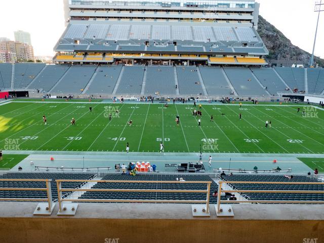 Mountain America Stadium - Section East Club 132 Seat View