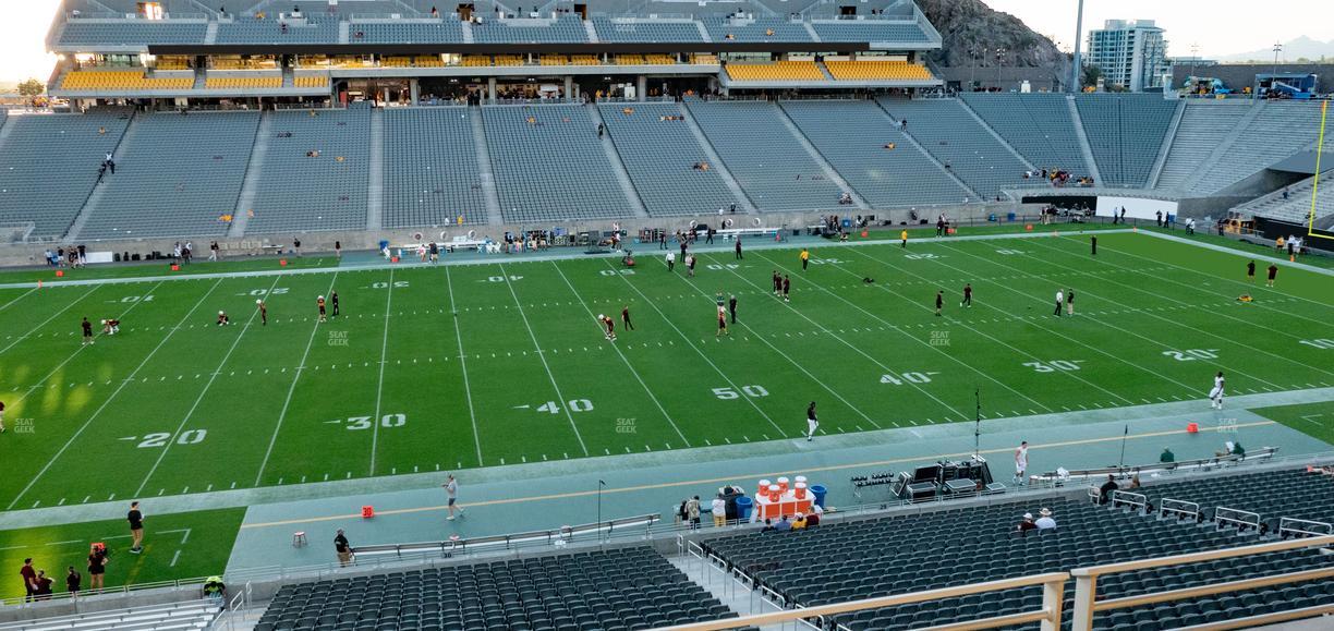 Mountain America Stadium - Section East Club 133 Seat View