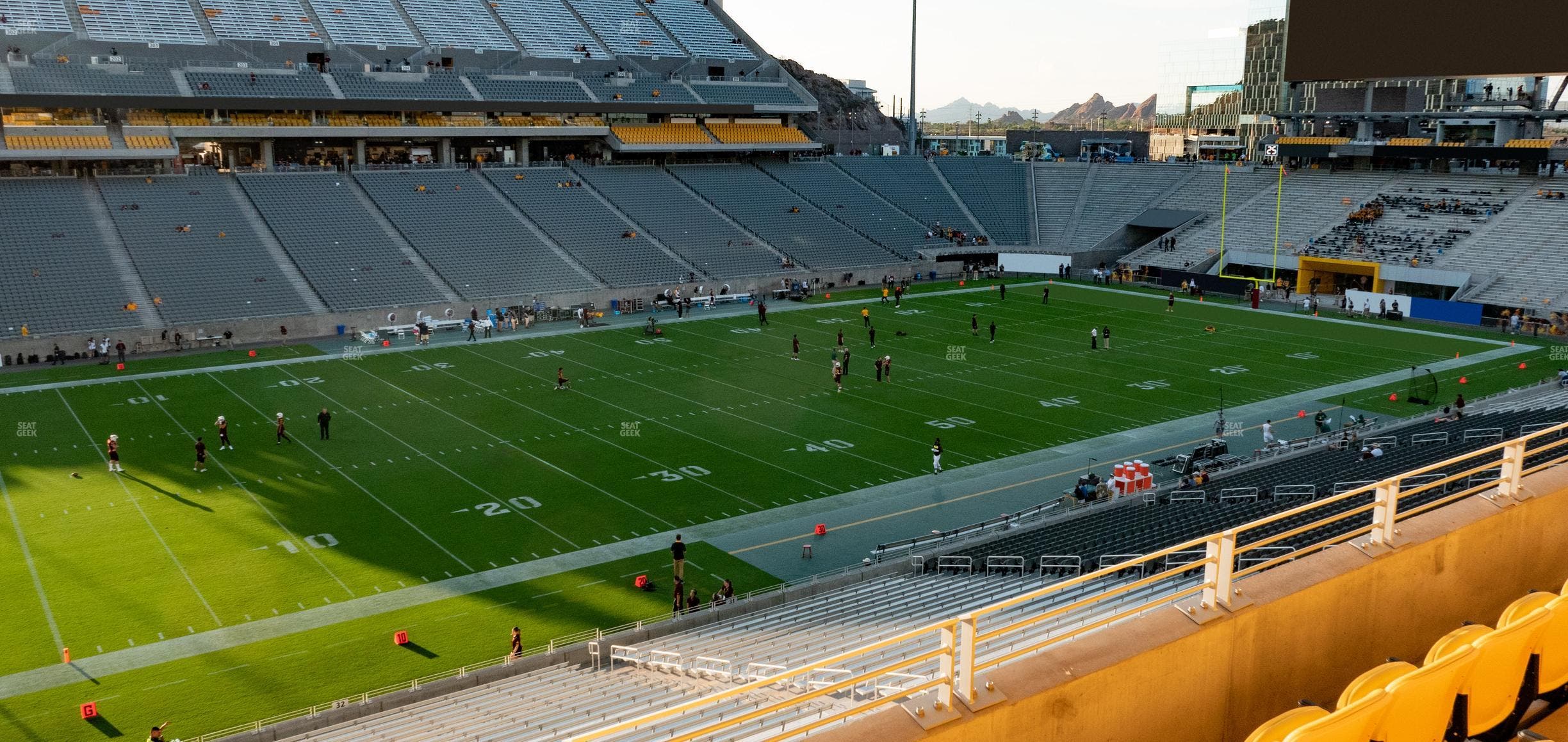 Mountain America Stadium - Section East Club 135 Seat View