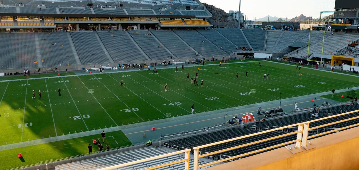 Mountain America Stadium - Section San Tan Ford East Club 134 Seat View