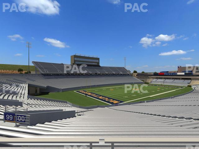 Mountaineer Field at Milan Puskar Stadium - Section 100 Seat View