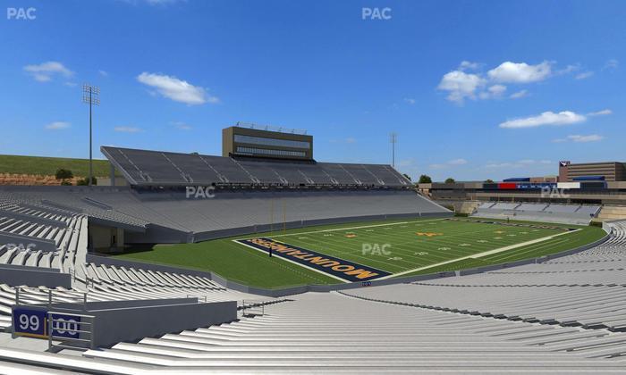Mountaineer Field at Milan Puskar Stadium - Section 100 Seat View