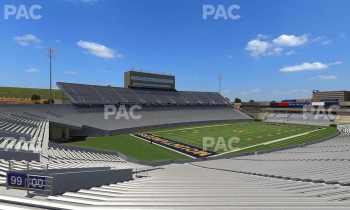 Mountaineer Field at Milan Puskar Stadium - Section 100 Seat View