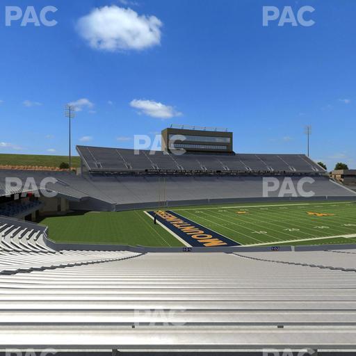 Mountaineer Field at Milan Puskar Stadium - Section 101 Seat View