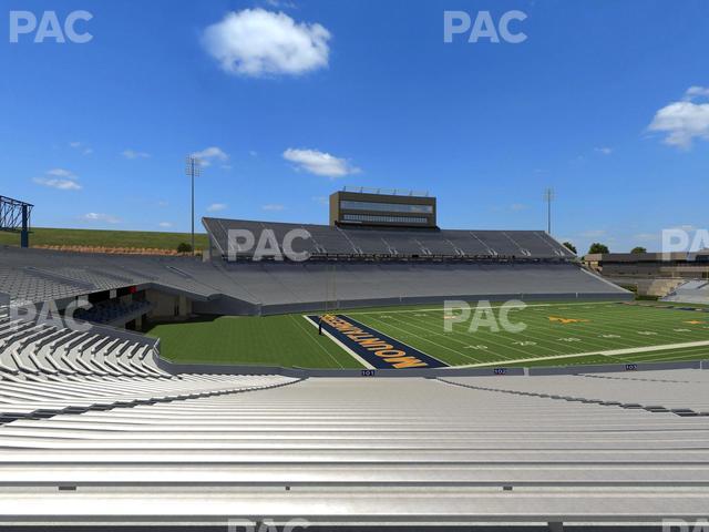 Mountaineer Field at Milan Puskar Stadium - Section 101 Seat View