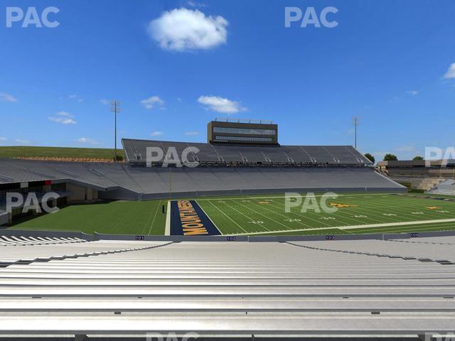 Mountaineer Field at Milan Puskar Stadium - Section 102 Seat View