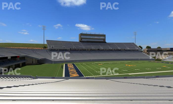 Mountaineer Field at Milan Puskar Stadium - Section 102 Seat View