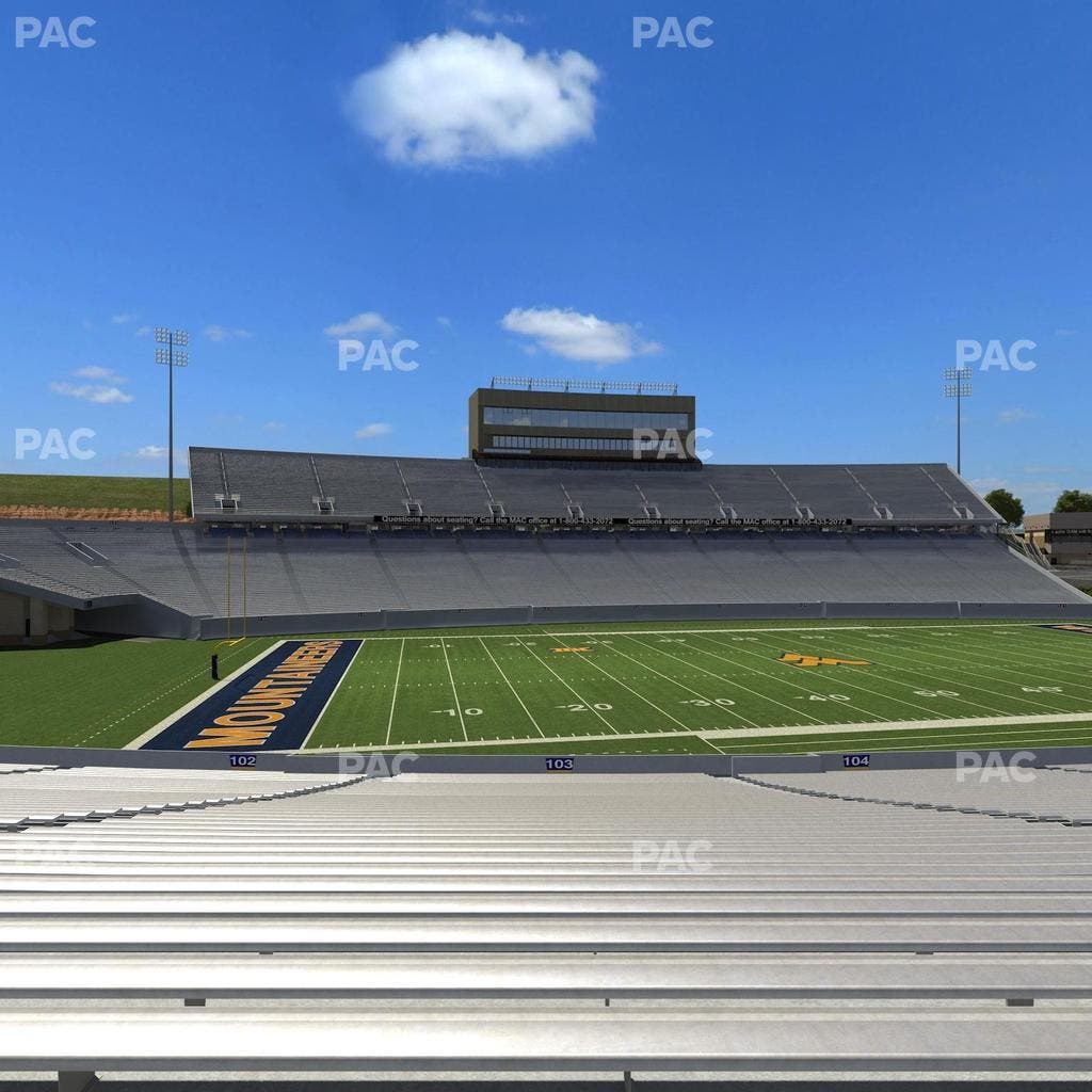 Mountaineer Field at Milan Puskar Stadium - Section 103 Seat View
