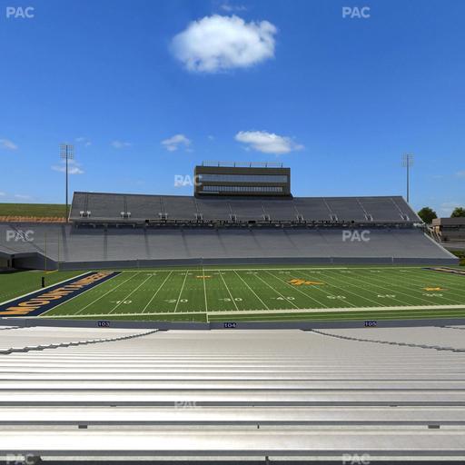 Mountaineer Field at Milan Puskar Stadium - Section 104 Seat View