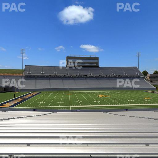 Mountaineer Field at Milan Puskar Stadium - Section 104 Seat View