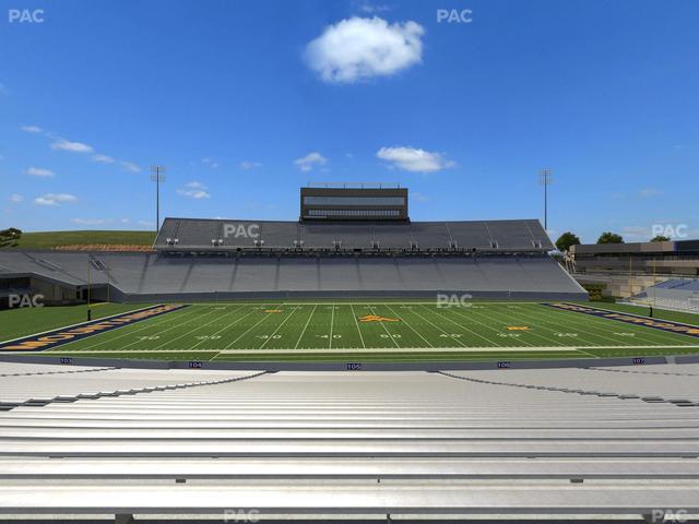 Mountaineer Field at Milan Puskar Stadium - Section 105 Seat View
