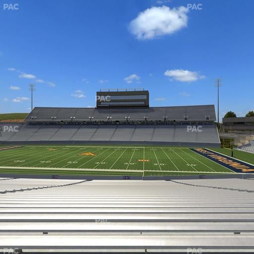 Mountaineer Field at Milan Puskar Stadium - Section 107 Seat View