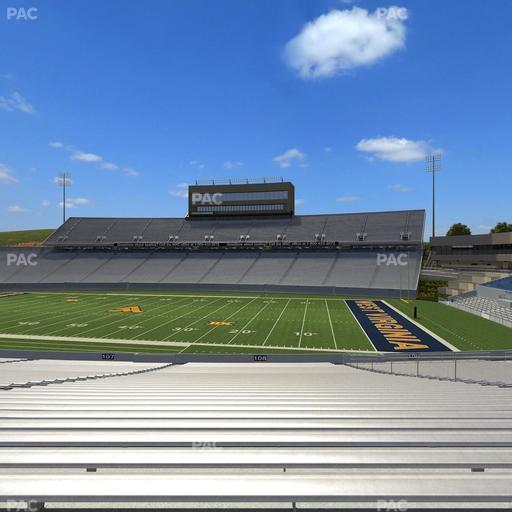 Mountaineer Field at Milan Puskar Stadium - Section 108 Seat View