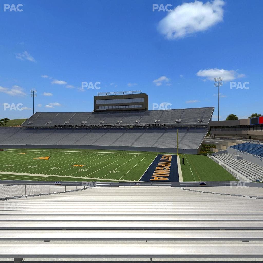 Mountaineer Field at Milan Puskar Stadium - Section 109 Seat View