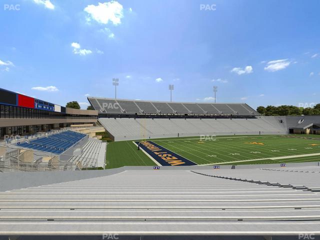 Mountaineer Field at Milan Puskar Stadium - Section 121 Seat View