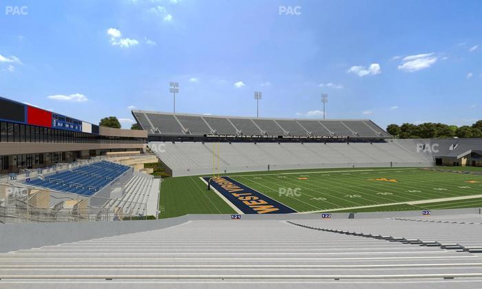 Mountaineer Field at Milan Puskar Stadium - Section 121 Seat View