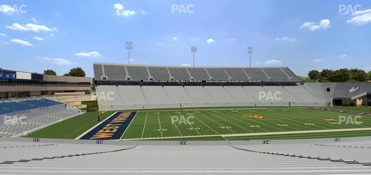 Mountaineer Field at Milan Puskar Stadium - Section 123 Seat View
