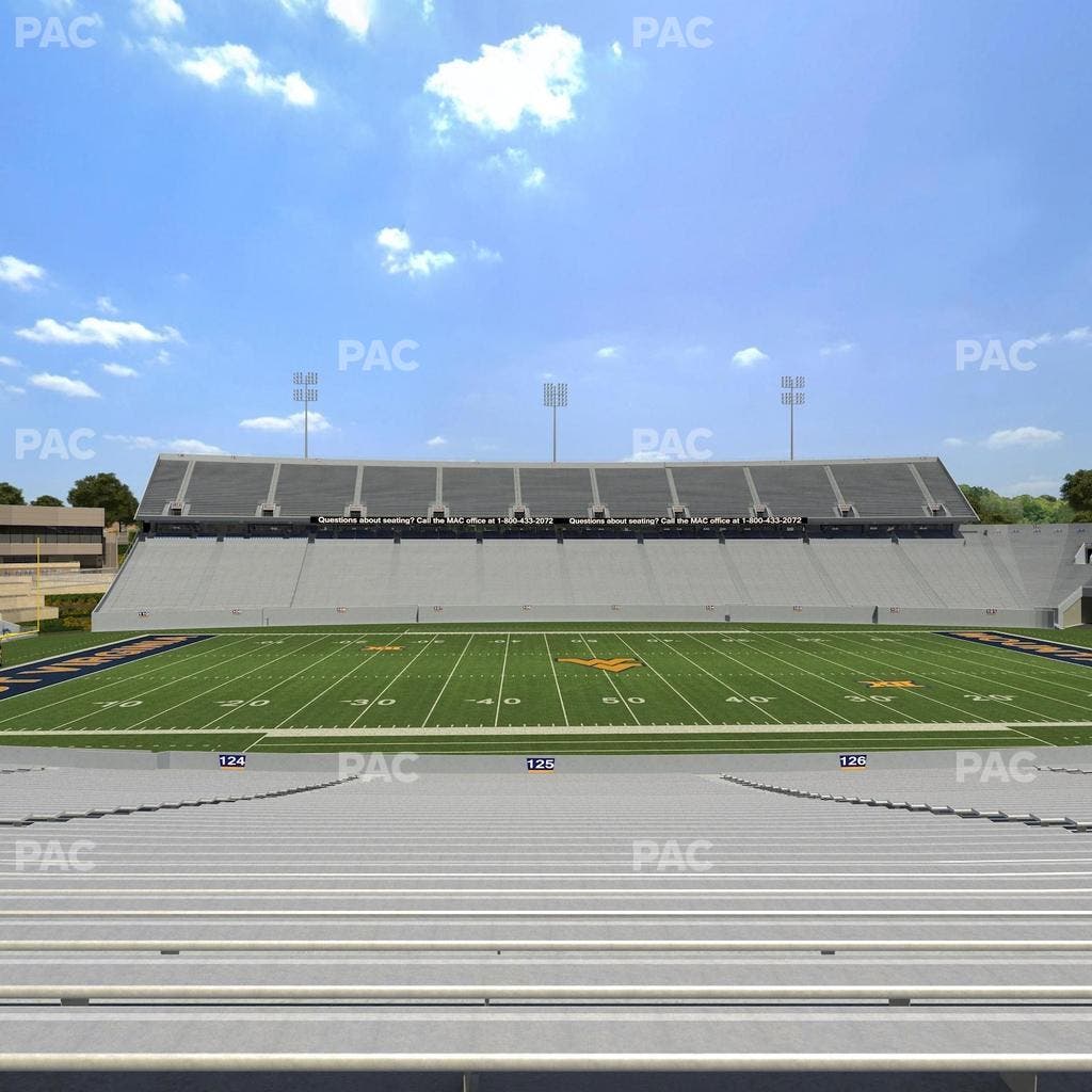 Mountaineer Field at Milan Puskar Stadium - Section 125 Seat View