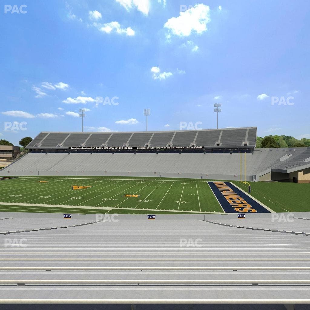 Mountaineer Field at Milan Puskar Stadium - Section 128 Seat View
