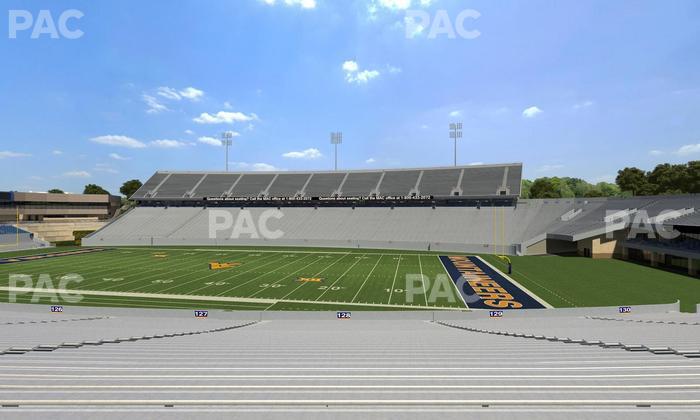 Mountaineer Field at Milan Puskar Stadium - Section 128 Seat View