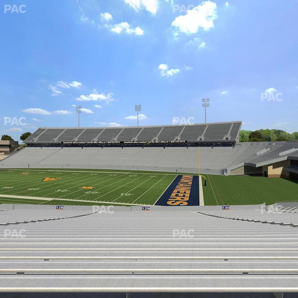 Mountaineer Field at Milan Puskar Stadium - Section 129 Seat View