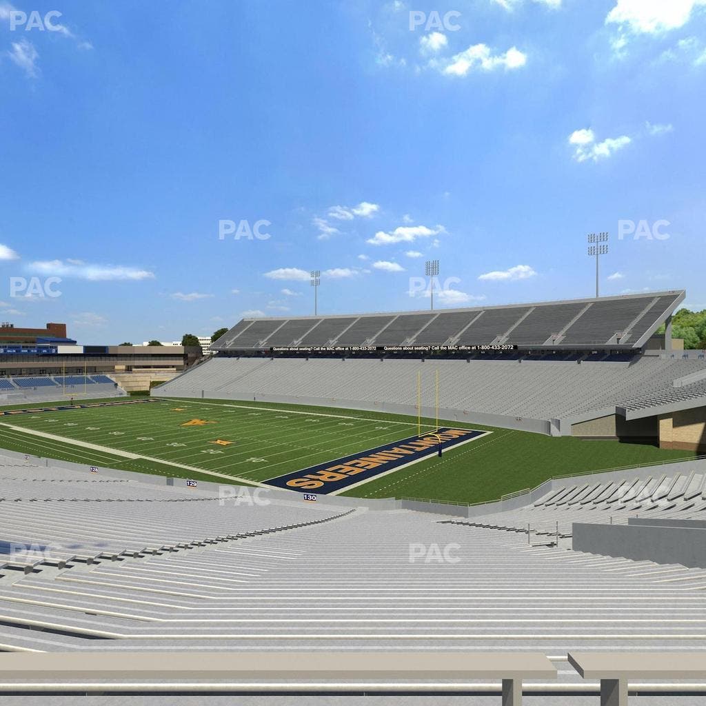 Mountaineer Field at Milan Puskar Stadium - Section 131 Seat View