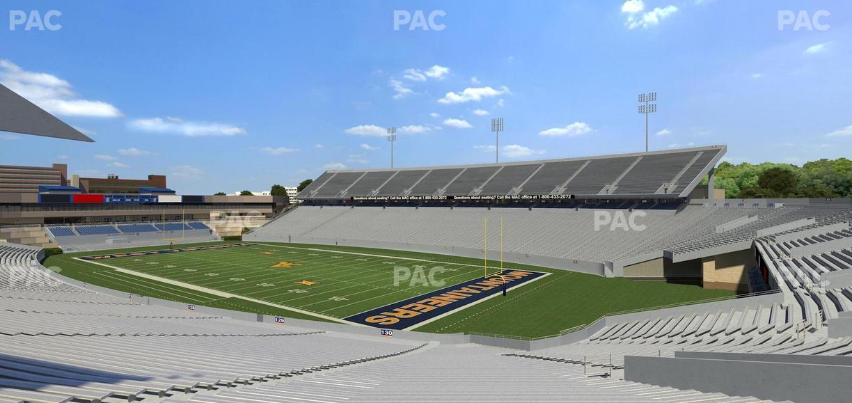 Mountaineer Field at Milan Puskar Stadium - Section 131 Seat View