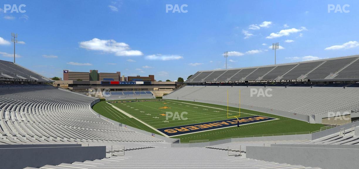 Mountaineer Field at Milan Puskar Stadium - Section 132 Seat View